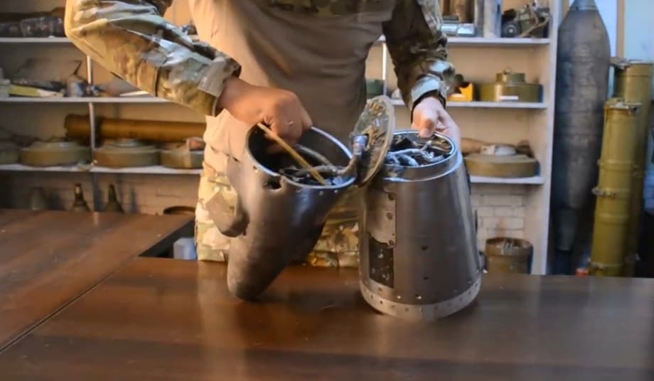 разбор головной части ракеты HIMARS