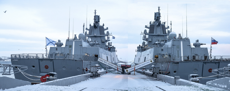 Фрегаты проекта 22350 «Адмирал флота Советского Союза Касатонов» и «Адмирал&nbsp; Горшков»