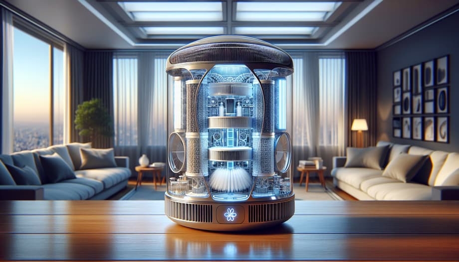 Отечественный очиститель воздуха уничтожает 99,97% болезнетворных бактерий и вирусов вокруг. Причем полностью бесшумно