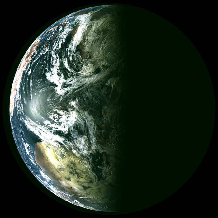 Так выглядит Земля из космоса в объективе «Арктики-М»