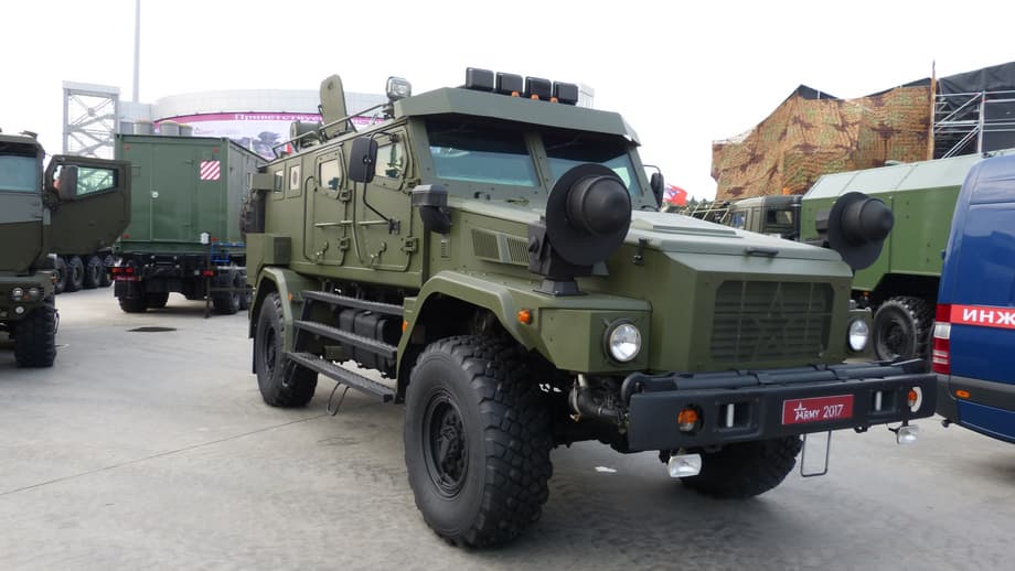 Astey's armored vehicle