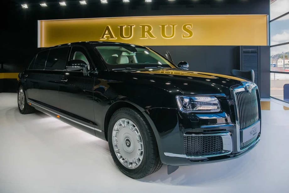 Aurus Senat limousine, pre-facelift version of 2021<br>