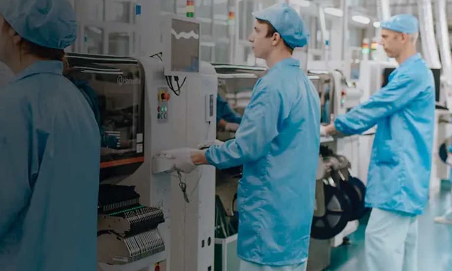 Производство техники на предриятии компании «Аквариус»