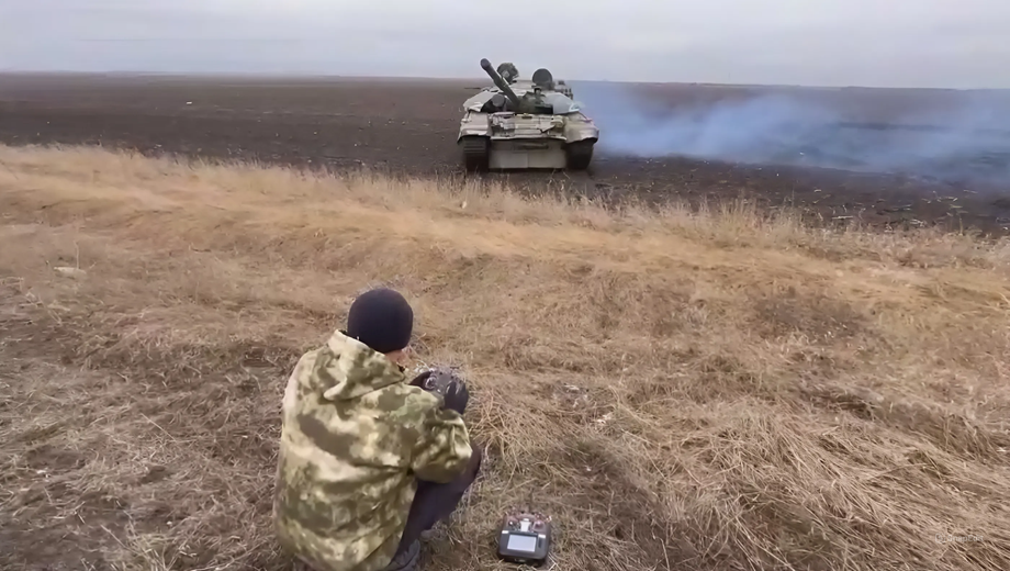 Испытания FPV-танка