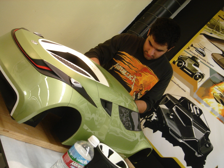 Александр Селипанов за работой