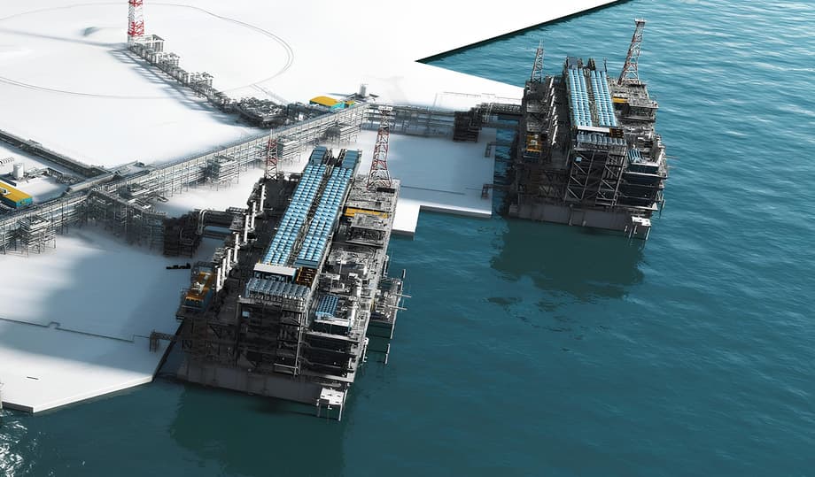 Терминал «Утренний» является участком №2 морского порта Сабетта и строится в рамках проекта «Арктик СПГ-2»