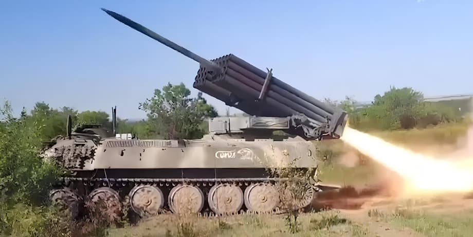 РСЗО «Град-1» на базе МТ-ЛБ&nbsp;