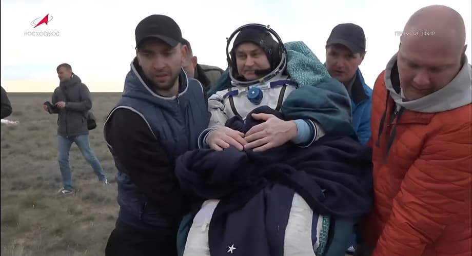 Экипаж «Союза МС-26» с космонавтами Вагнером и Овчининым вернулся на Землю