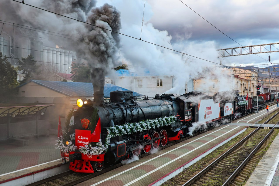 Локомотив акции «Поезд Победы»