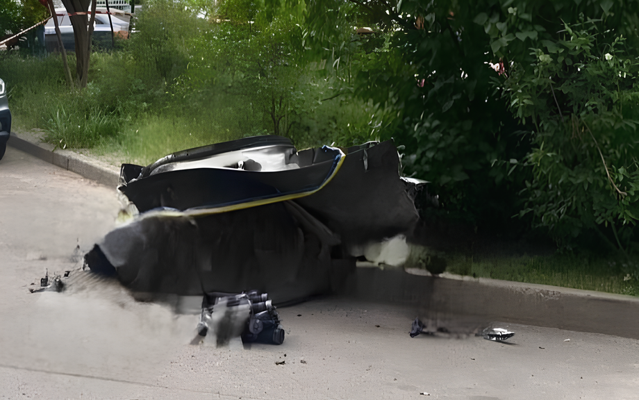 Появились первые кадры обломков сверхзвуковой ракеты ОТРК «Искандер-М»