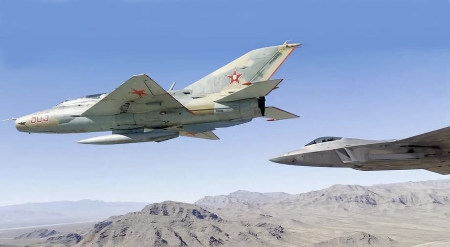 MiG and F-22