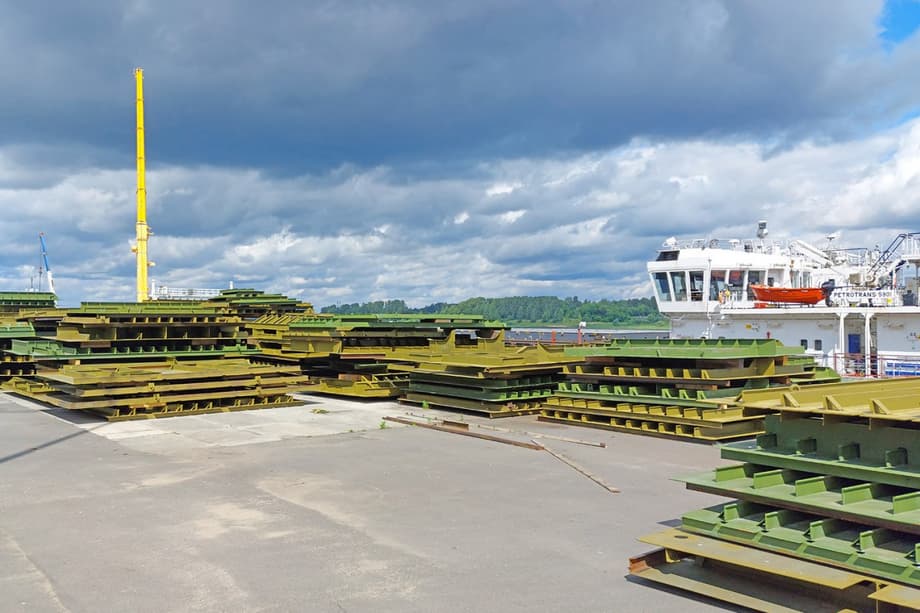 Секции для плавучего дока «Капитан Анатолий Ермолаев»