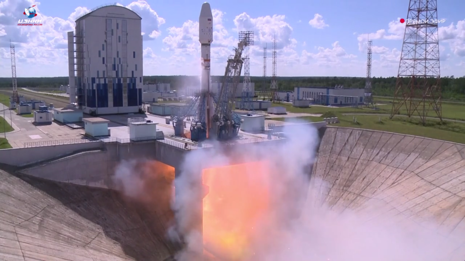 Старт ракеты-носителя&nbsp;«Союз-2.1б»