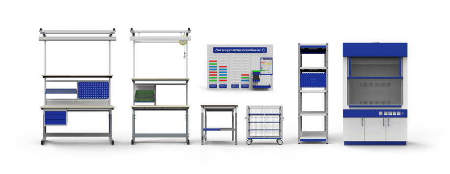Линейка промышленной мебели от Росэл