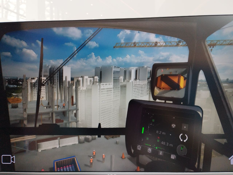 Виртуальная реальность тренажёра