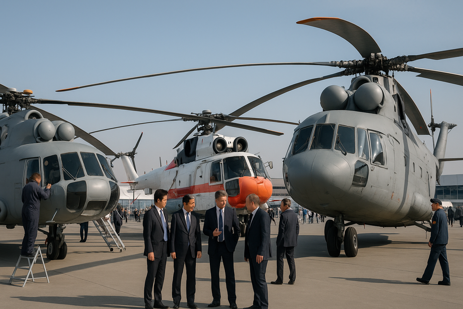 Mi-8/17, Ka-32A11VS and Mi-26TS in China