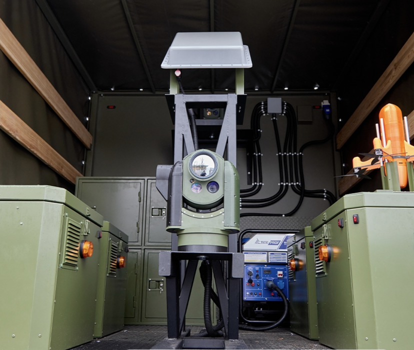 мобильный лазерный комплекс для противодействия БПЛА