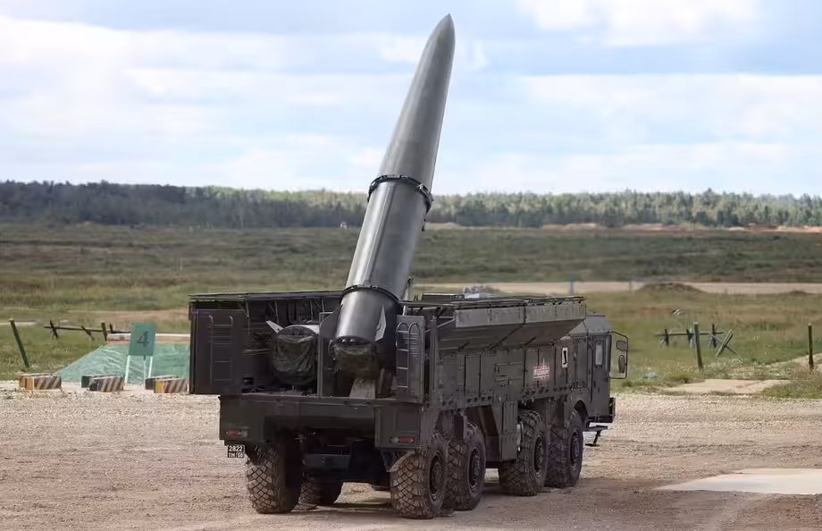 9P78-1 self-propelled launcher of the 9K720 Iskander-M operational-tactical missile system