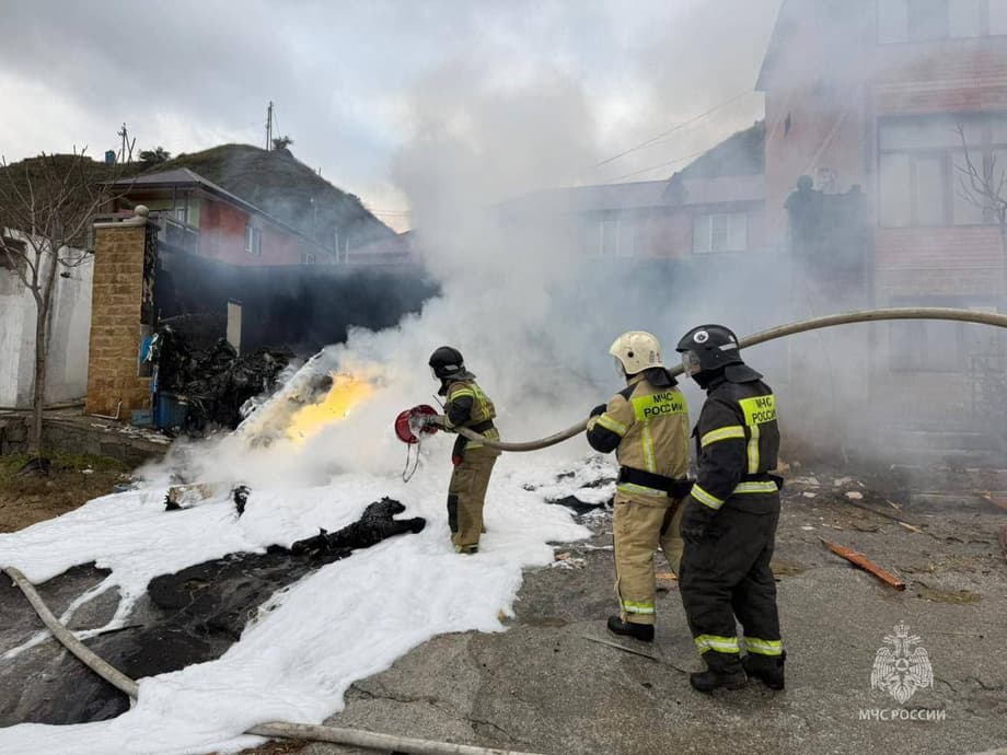 Ka-226 helicopter crash in Dagestan