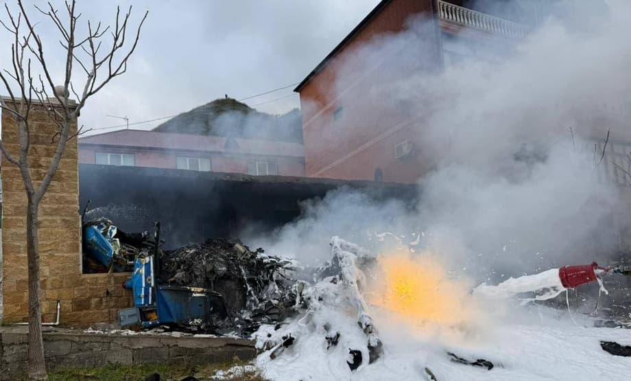 Lugar del accidente del helicóptero Ka-226