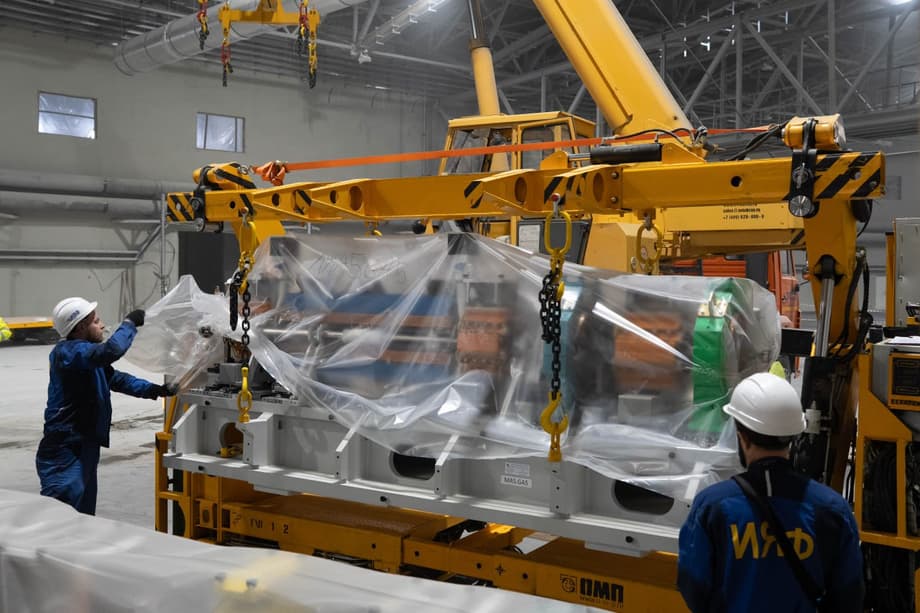 Installation of the storage ring equipment "SKIF"