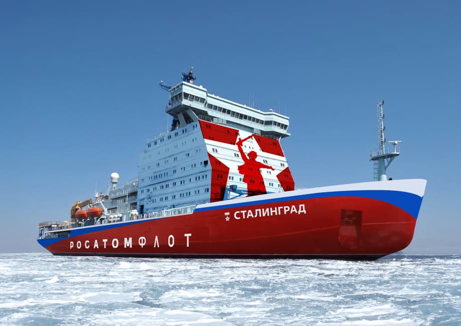 Rompehielos nuclear "Stalingrado" del proyecto 22220