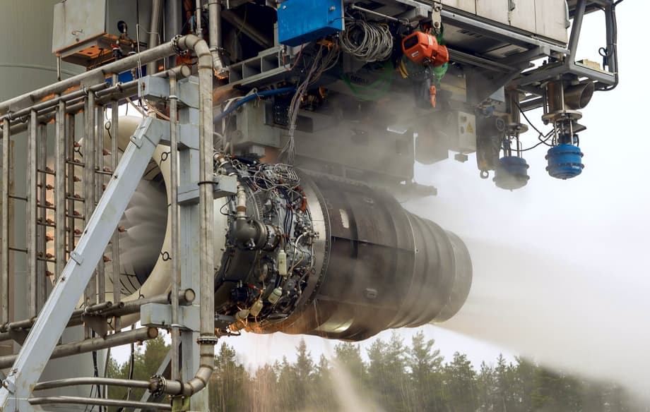 PD-8 engine in rain tests