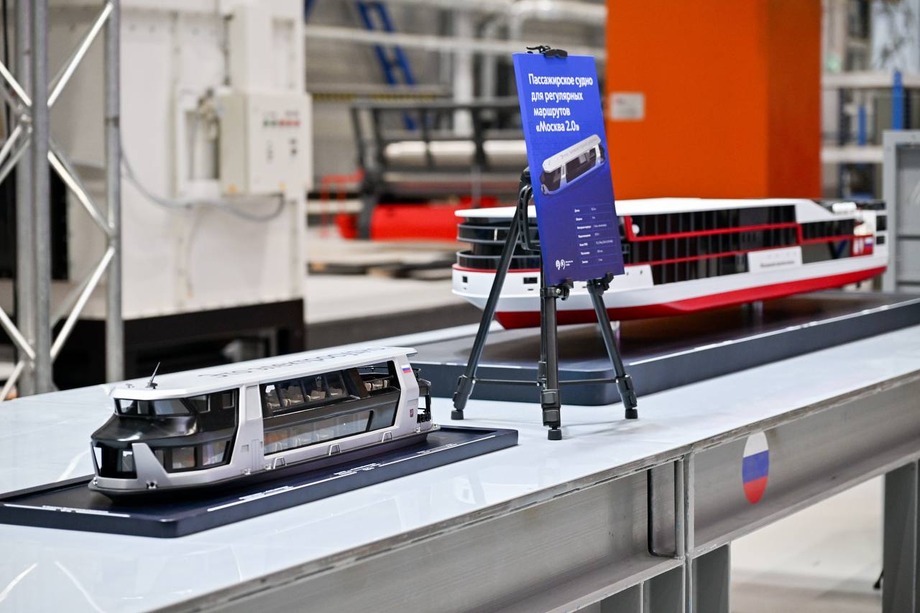 Макет пассажирского судна «Москва 2.0»