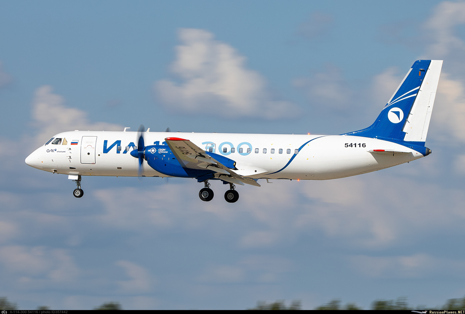Il-114-300, tail number 54116
