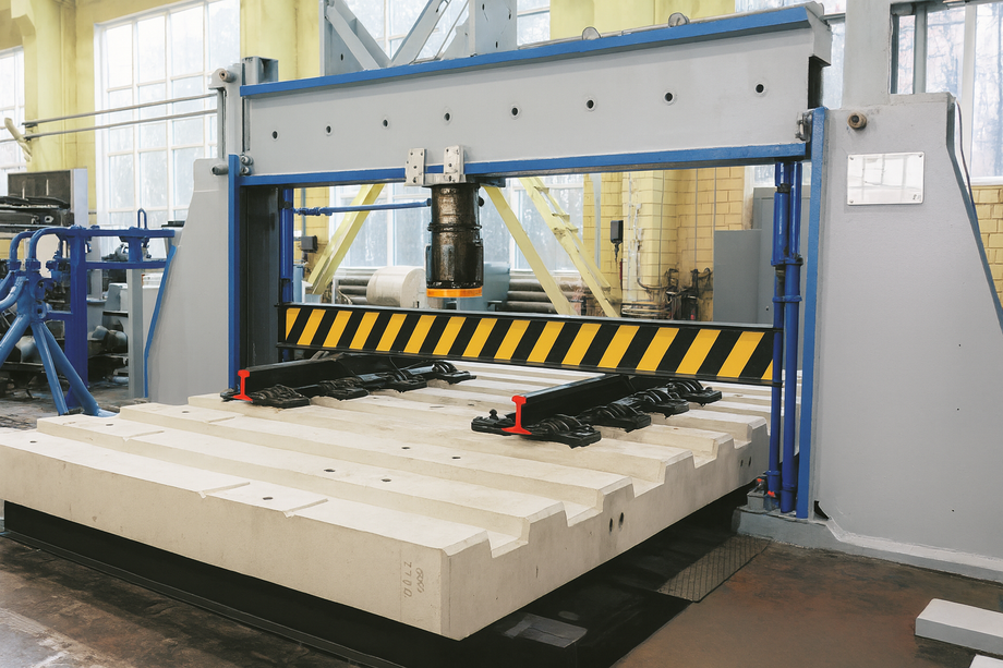 Ballastless slab base of the turnout