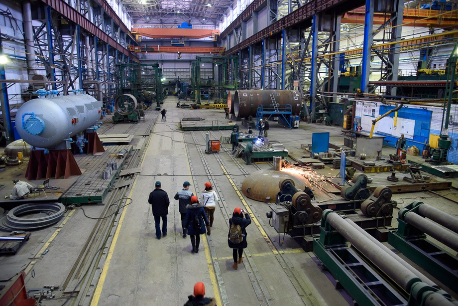 Производственные мощности завода&nbsp;«Петрозаводскмаш»