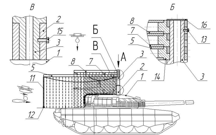 Esquemas de la nueva protección de tanques