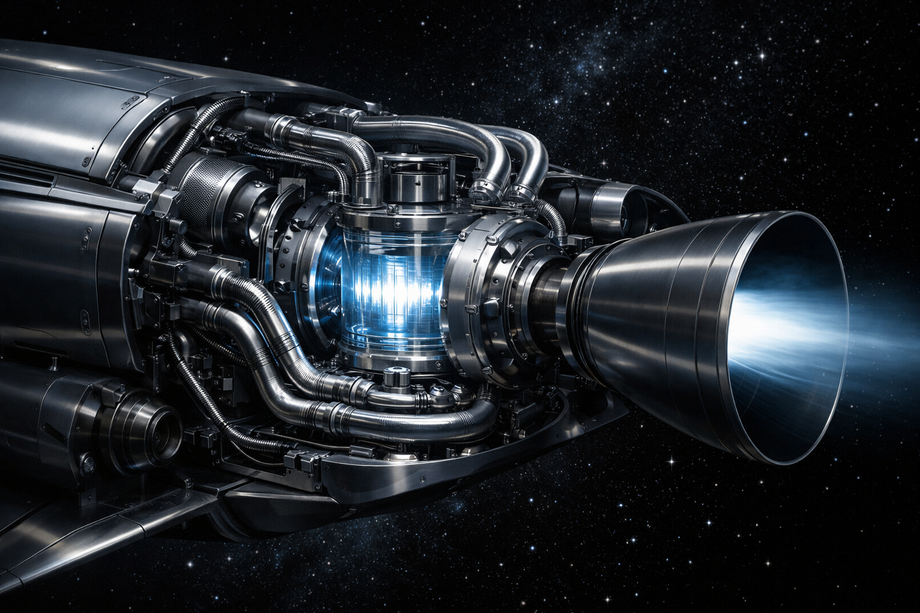 nuclear space engine according to AI