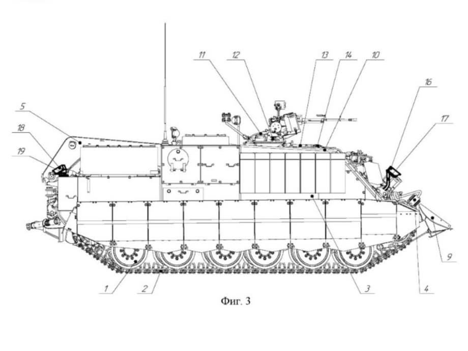 Концепт РЭМ на базе газотурбинного Т-80 с системой видеонаблюдения