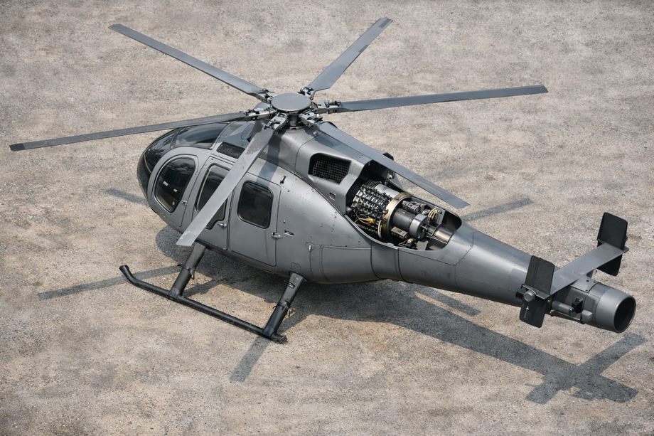 Концепт вертолёта без рулевого винта