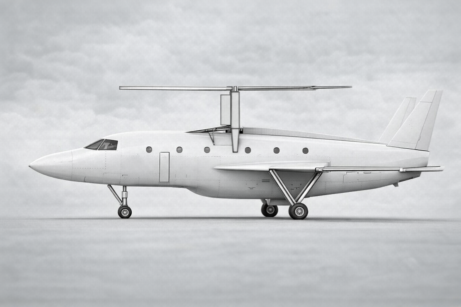 Концепт пассажирского самолёта вертикального взлёта и посадки