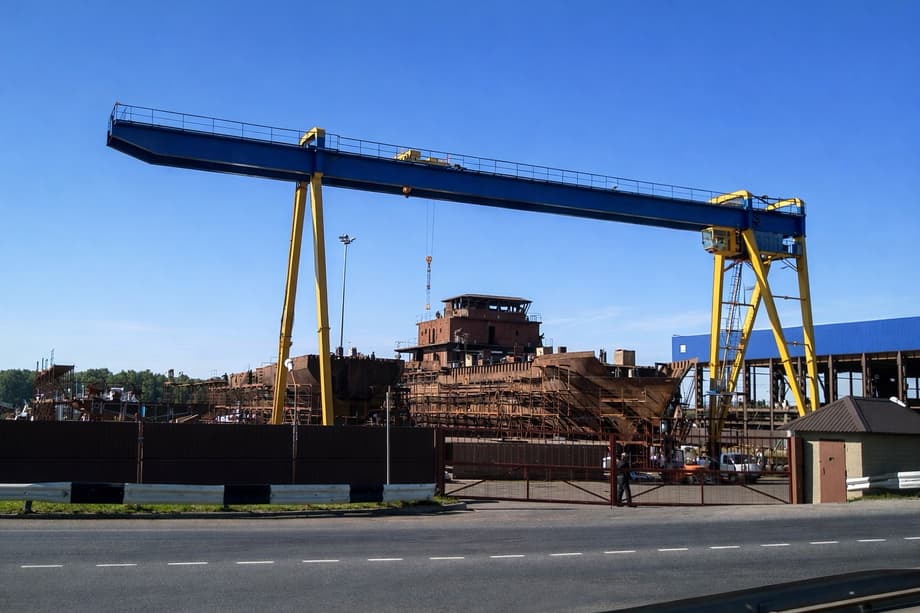 Slipways of the Pella plant