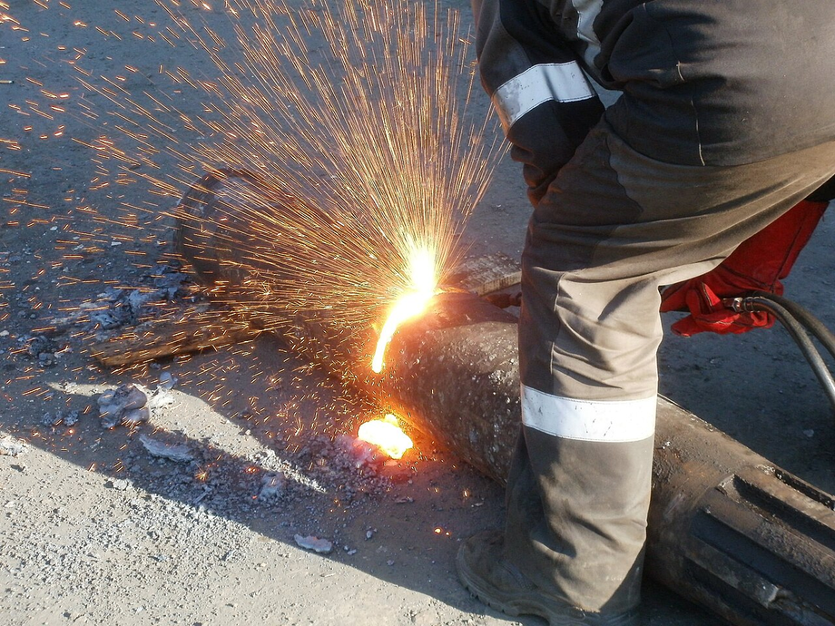 Trabajo de soldador