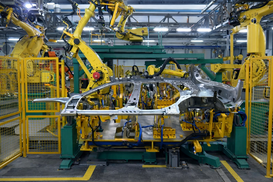Robotic body welding at AvtoVAZ
