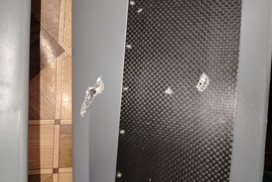 Повреждения на дроне «Скат»