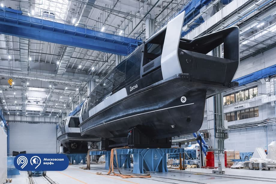 Electric vessel of the "Moscow 1.0" project
