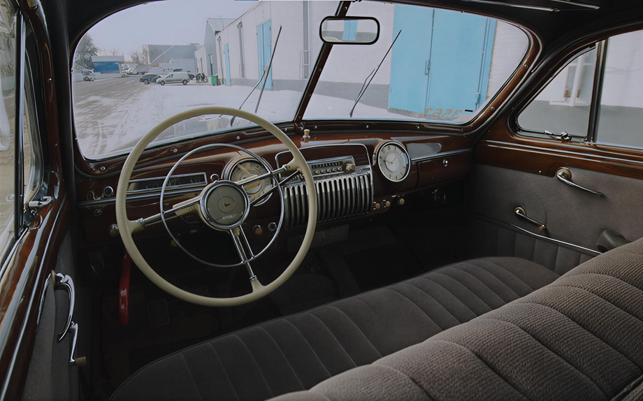 Interior of the GAZ-12 ZIM car