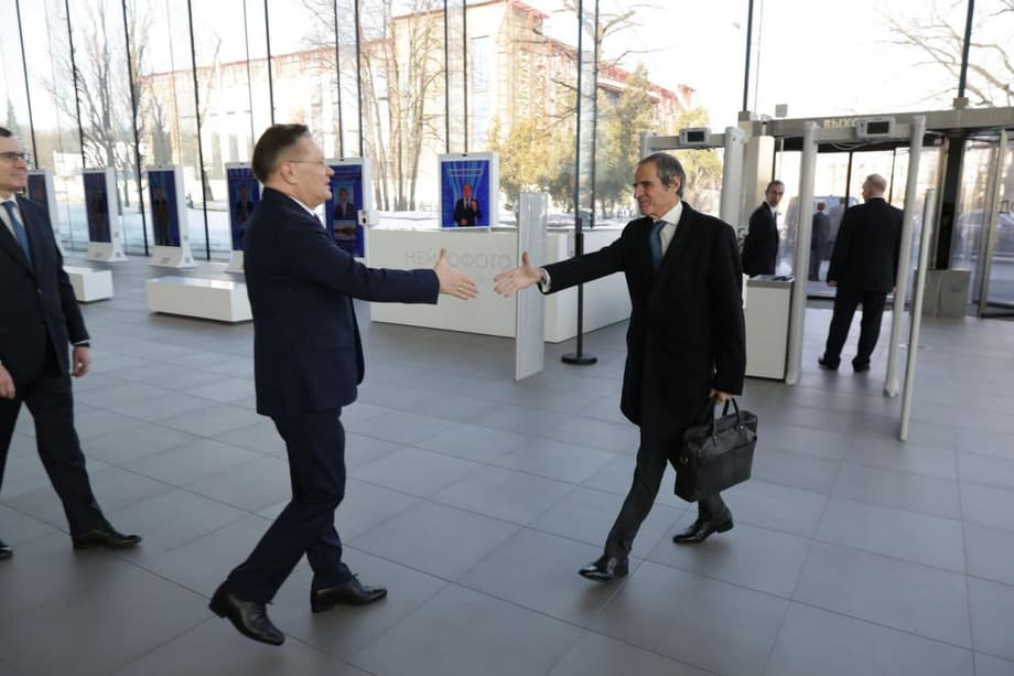 Reunión del jefe de Rosatom, Alexéi Lijachov, con el jefe del OIEA, Rafael Grossi