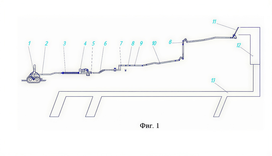 Вид устройства системы подрессоривания танка в условиях низких температур