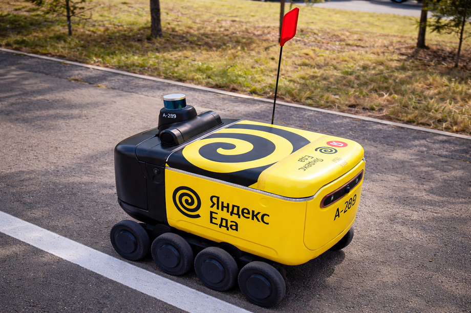 Robot de entrega de "Yandex"