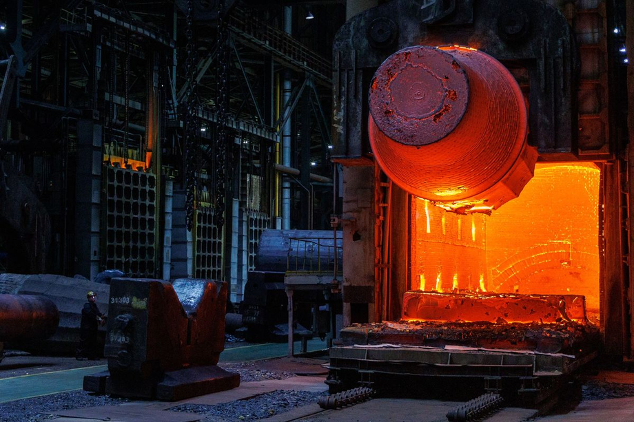 Parte cilíndrica del cuerpo del futuro reactor