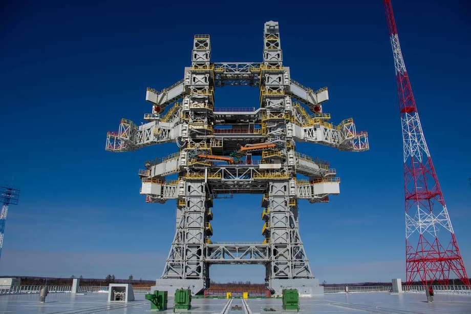 Launch complex for Angara rockets at the Vostochny Cosmodrome