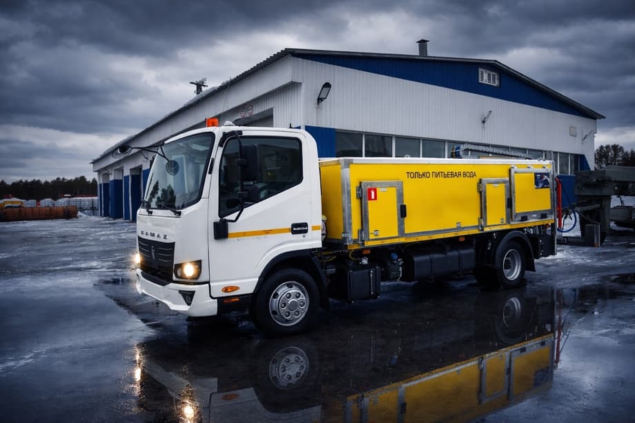 Заправщик питьевой воды на шасси КамАЗ Компас 9