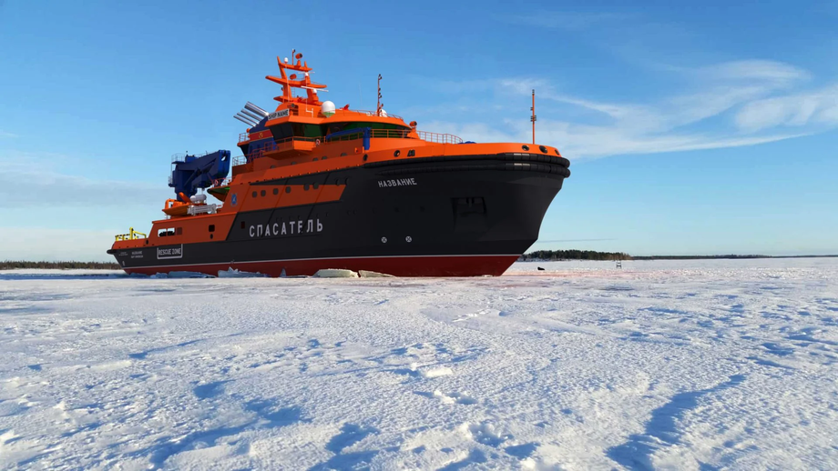 Универсальное спасательное судно с усиленным ледовым классом Irv05