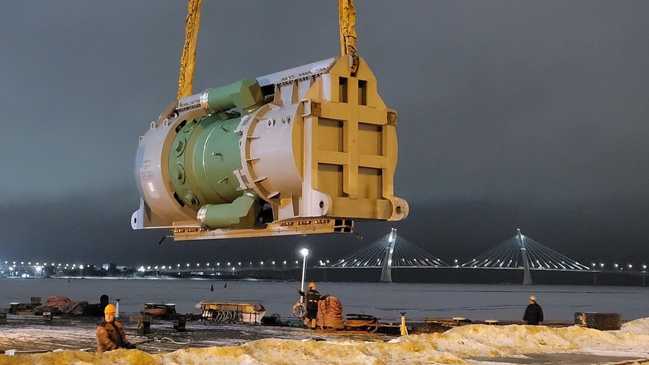 Реактор РИТМ-200 доставленный на Балтийский завод